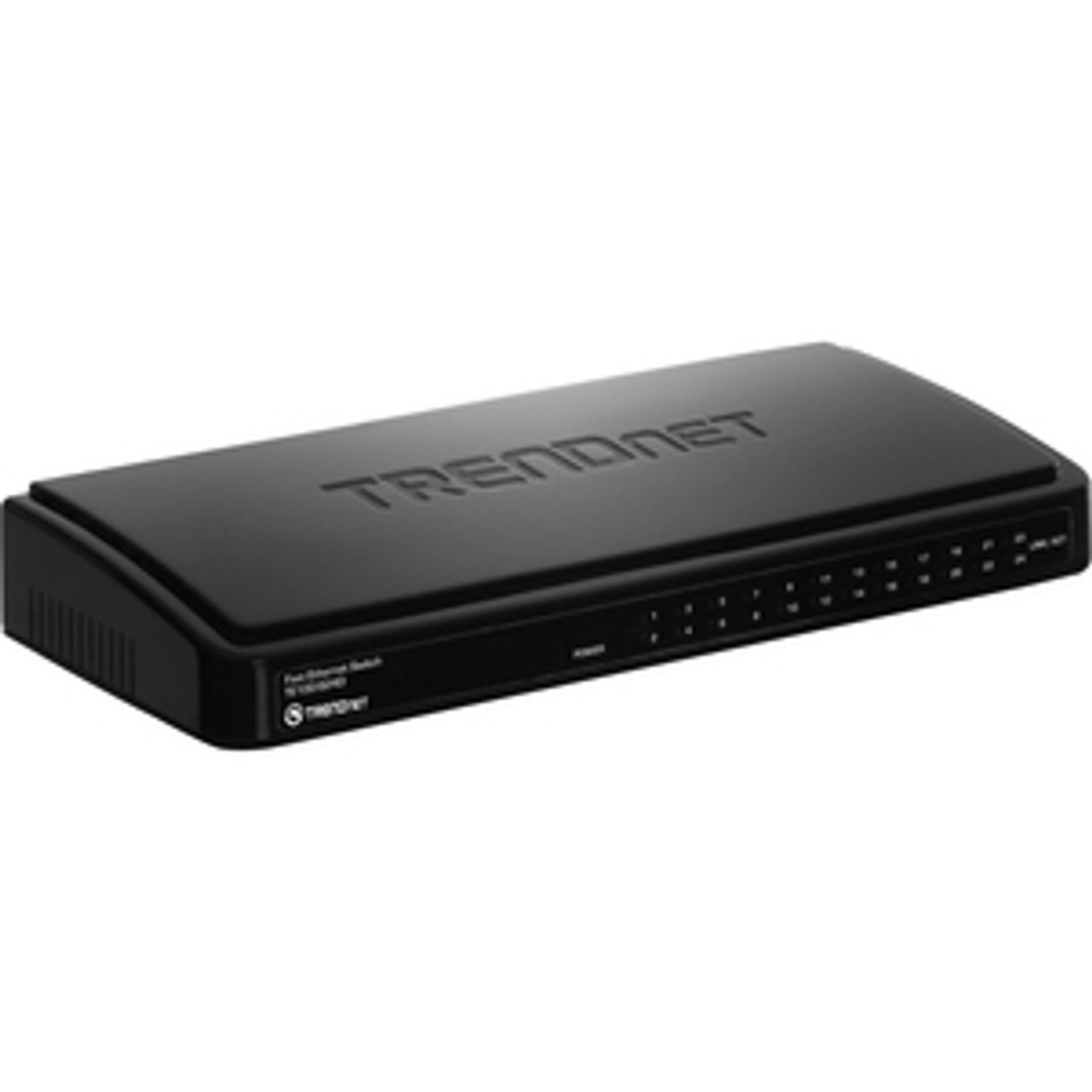 TE100-S24D (V1.0R) TRENDnet 24-Port 10/100 Mbps Switch - 24 Ports - Fast Ethernet - 10/100Base-TX - 2 Layer Supported - AC Adapter - Twisted Pair - Desktop - 3 Year