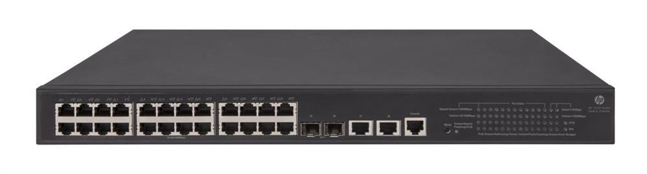 JG940A#B2C HPE 5130 24-Ports 24G POE+ 2SFP+ 2XGT EI Switch (Refurbished)