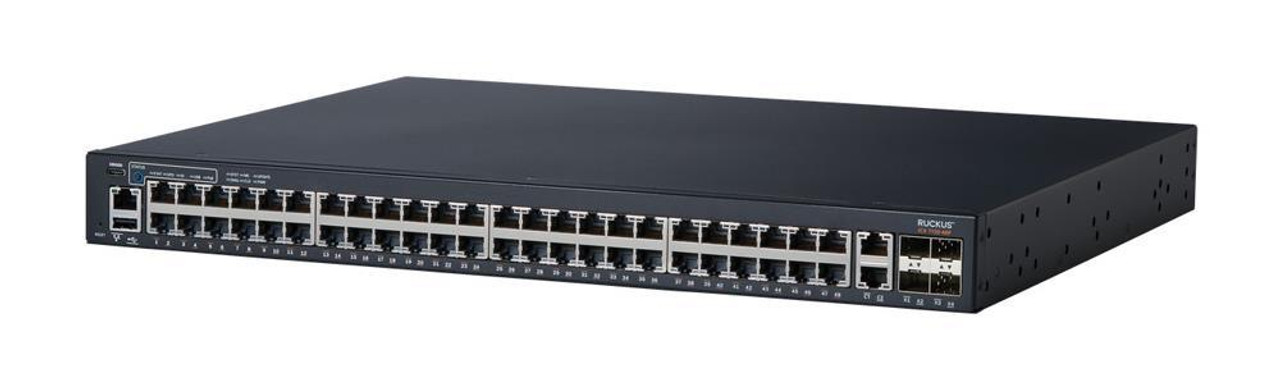 ICX7150-48PF-4X1G Brocade ICX 7150 48-Ports SFP 10/100/1000Base-T PoE+ Manageable Layer 3 Rack-mountable Gigabit Ethernet Switch (Refurbished)
