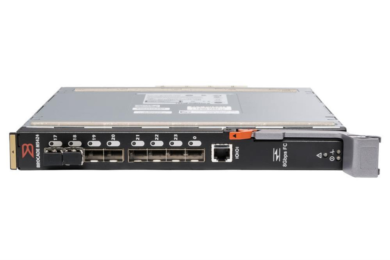 DL-M5424-0014 Dell Brocade M5424 24-Ports SFP+ 8Gbps Fibre Channel Blade Switch for M1000E J493T (Refurbished)