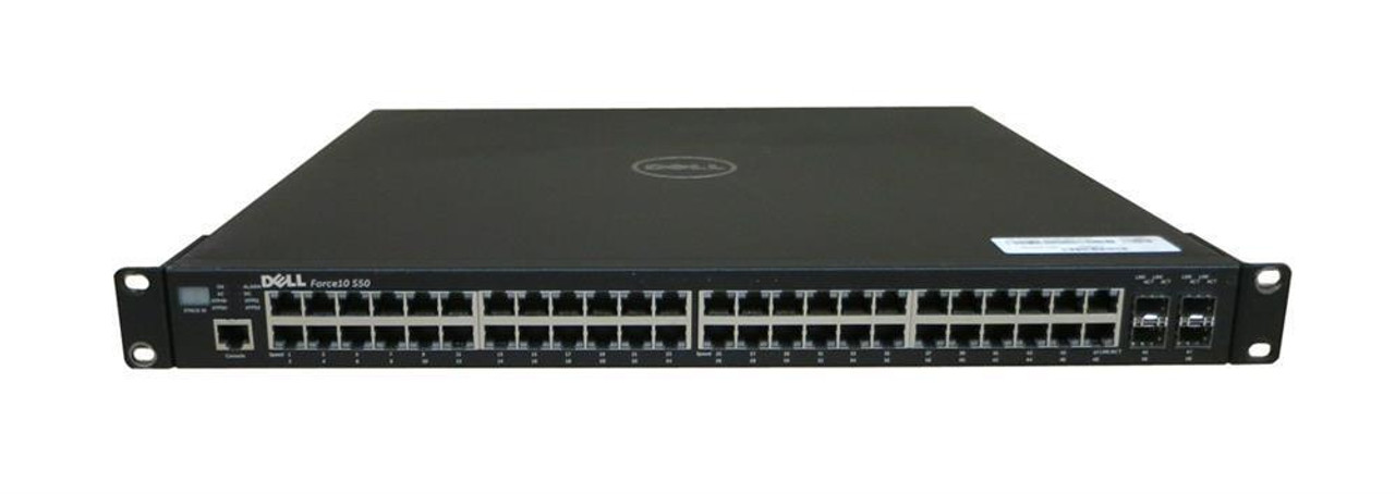 759-00056-03 Dell S50-01-Ge-48t-Ac Networks Force10 S50 48-Ports SFP 10/100/1000 Base-T Manageable Layer 3 Gigabit Ethernet Switch (Refurbished)