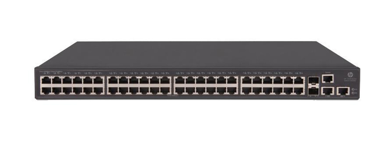 JG939A HP 5130-48G-2SFP+-2XGT EI Switch 24 Network 2 Network 2 Expansion Slot Manageable Twisted Pair Optical Fiber 3 Layer Supported (Refurbished)