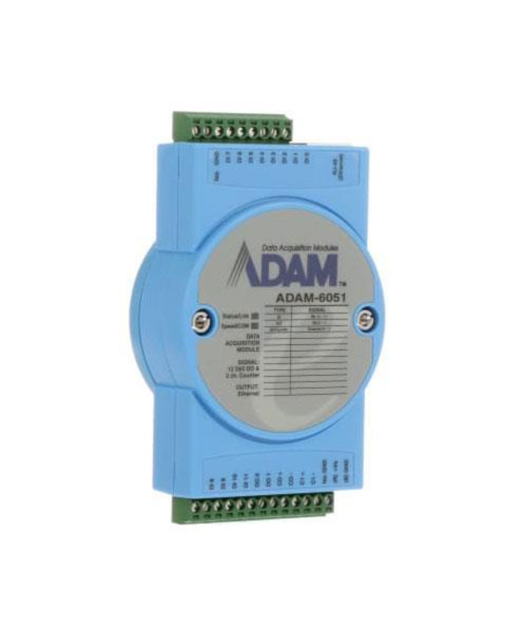 ADAM-6051-D Advantech 14-Channel Isolated Digital I/O Modbus TCP Module with 2-Channel Counter 1 x Network (RJ-45) Fast Ethernet
