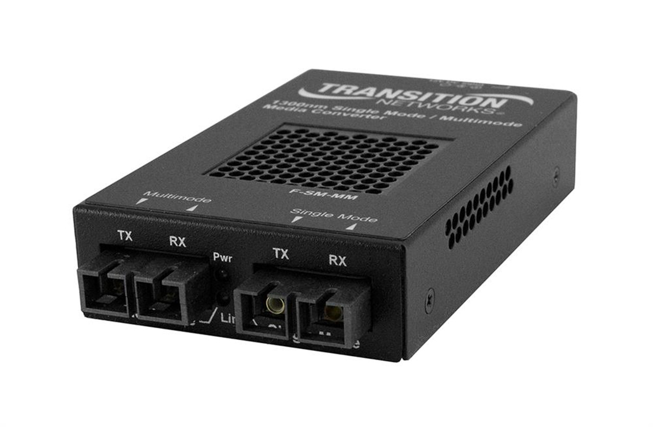 F-SM-MM-06(XL) Transition Networks Multi-mode to Single-mode Fiber Media Converter 2x SC Duplex OC-12