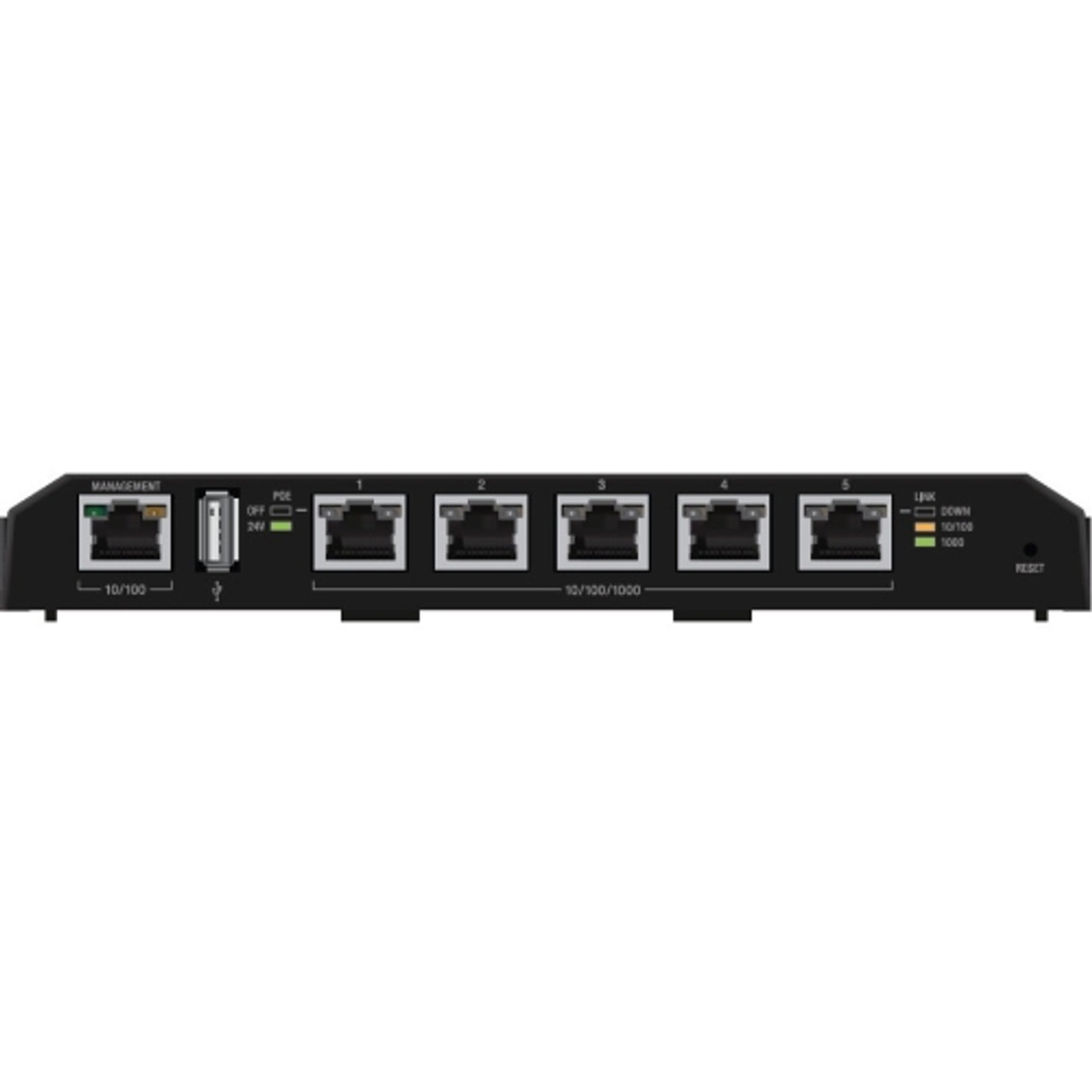 TS-5-POE Ubiquiti Networks TOUGHSwitch PoE Manageable 2 Layer Supported Wall Mountable Desktop (Refurbished)