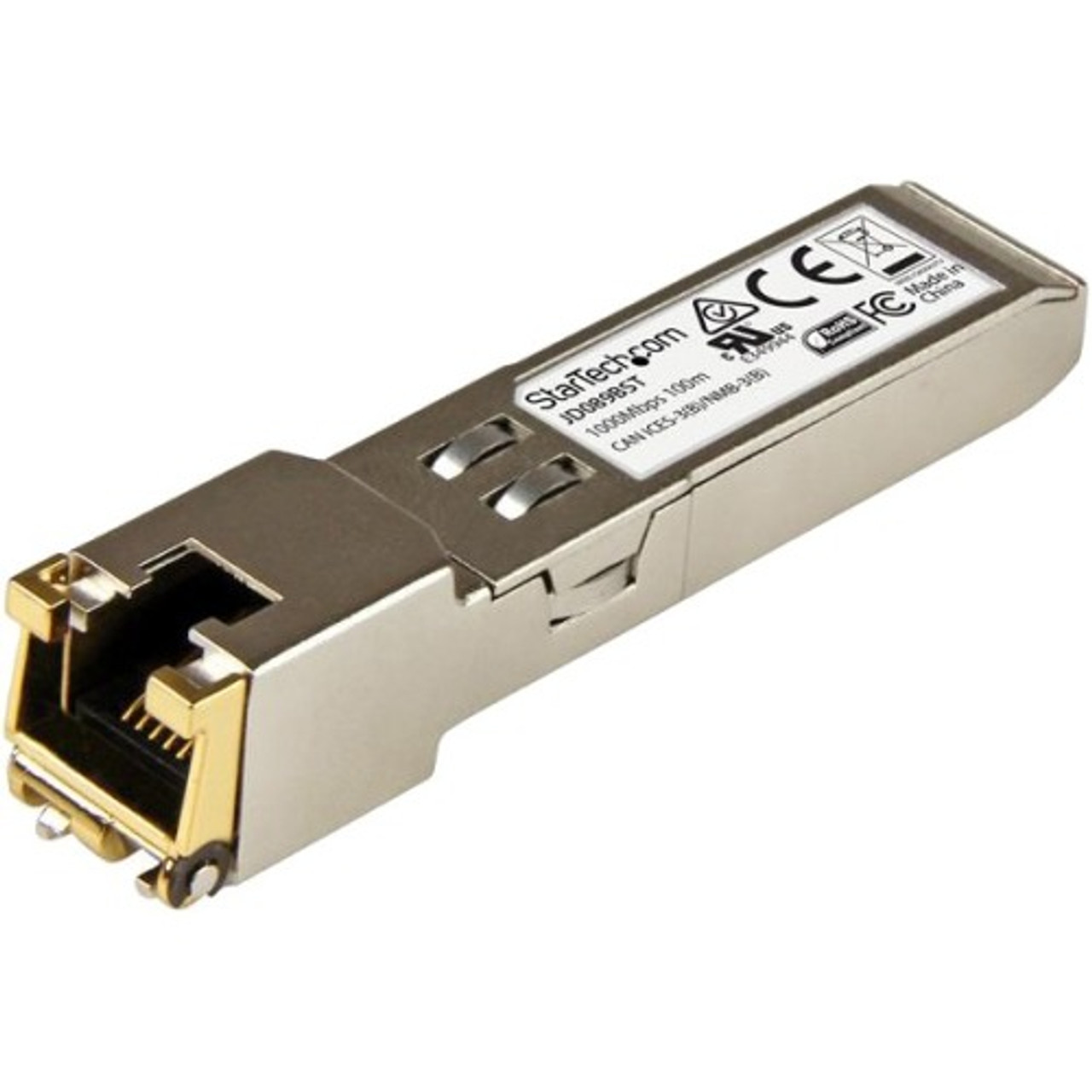 JD089BST StarTech 1Gbps 1000Base-T Copper 100m RJ-45 Connector SFP Transceiver Module for HP Compatible