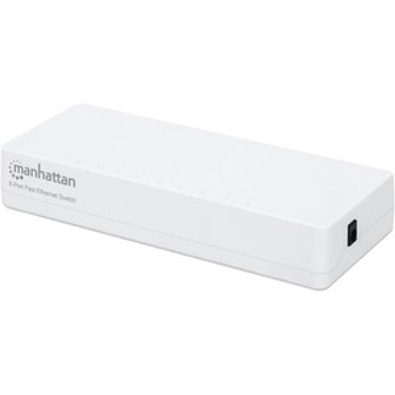 560689 Manhattan 8-Port 10/100 Desktop Switch, Plastic Housing - Supports any combination of 10 Mbps or 100 Mbps network  (Refurbished)