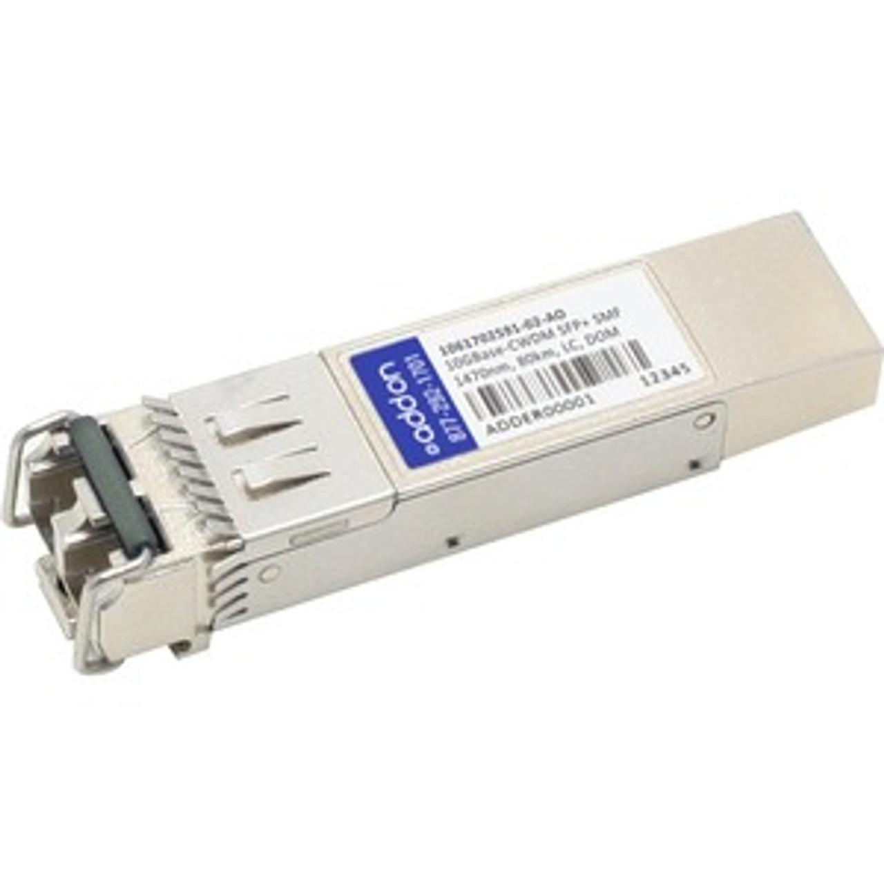 1061702591-02-AO AddOn 10Gbps 10GBase-CWDM Single-mode Fiber 80km 1470nm Duplex LC Connector SFP+ Transceiver Module for Adva Compatible