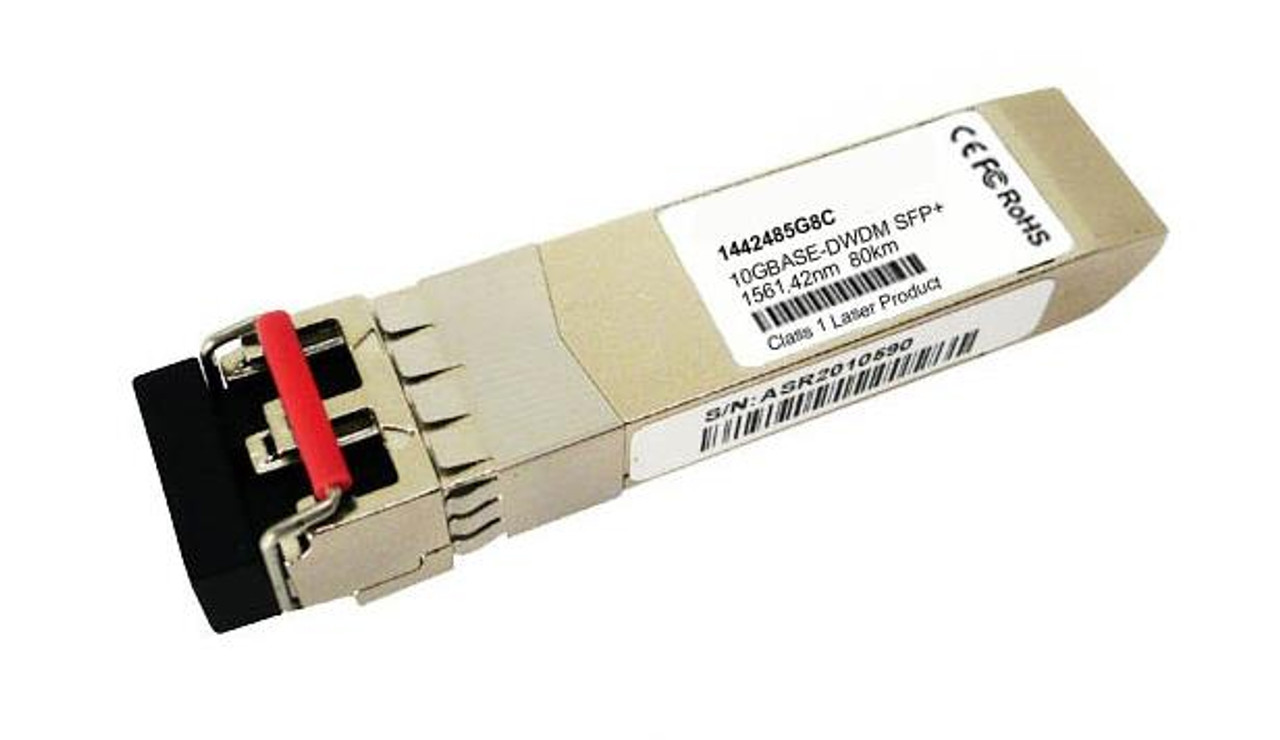 1442485G8C Adtran 10Gbps 10GBase-DWDM Single-mode Fiber 80km 1561.42nm LC Connector SFP+ Transceiver Module