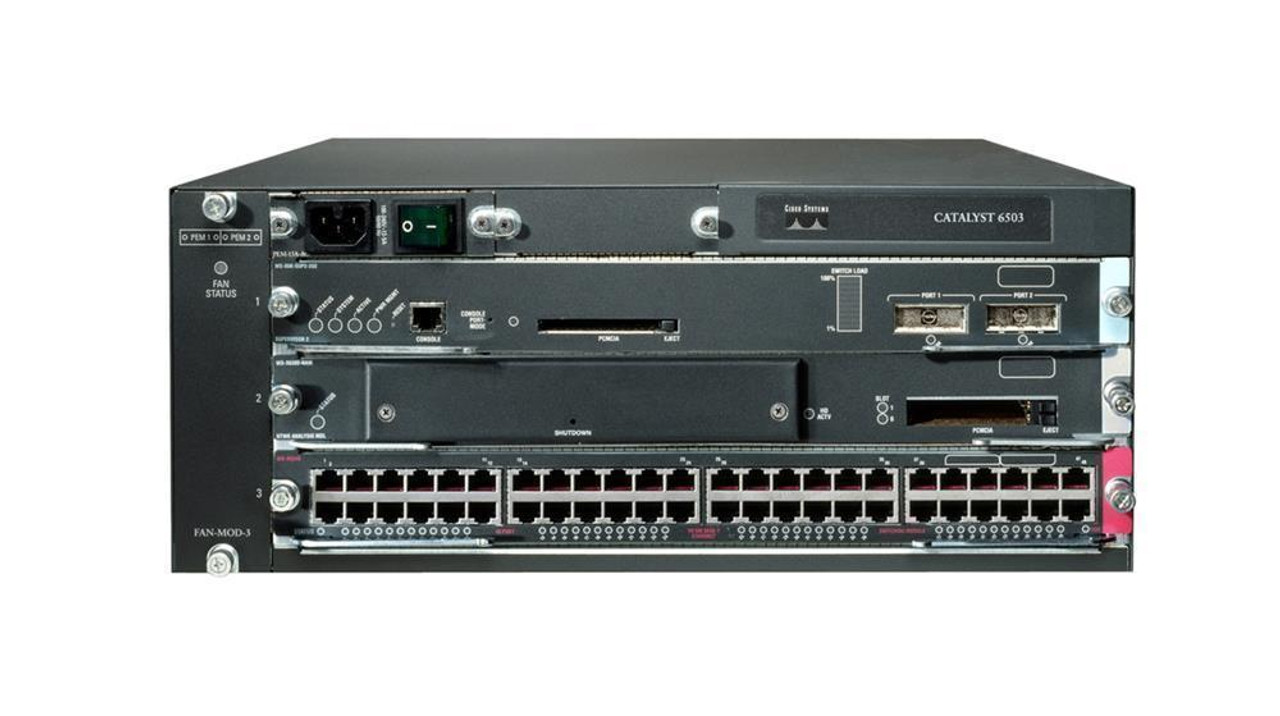 WS-C6503-E-NB Cisco Catalyst 6503 Switch Desktop (Refurbished)