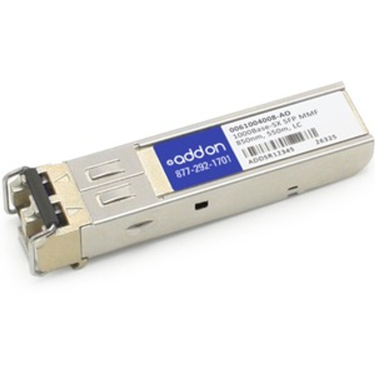 0061004008-AO AddOn 1Gbps 1000Base-SX Multi-mode Fiber 550m 850nm Duplex LC Connector SFP Transceiver Module for Adva Compatible