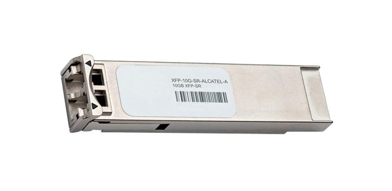 XFP-10GE-SR-ALCATEL Alcatel-Lucent 10Gbps 10GBase-SR Multi-mode Fiber 300m 850nm Duplex LC Connector XFP Transceiver Module for Juniper Compatible (Refurbished)