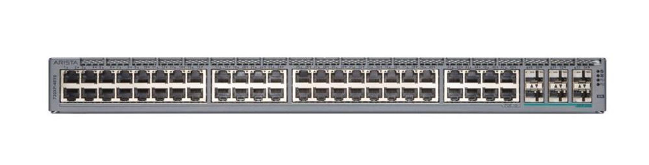 CCS-720XP-48Y6-2F-JPN HP Arista 720XP 48-Ports 1Gbps POE 6x 25Gbps SFP Switch front to rear air AC (2) JPN Power Cord (Refurbished)