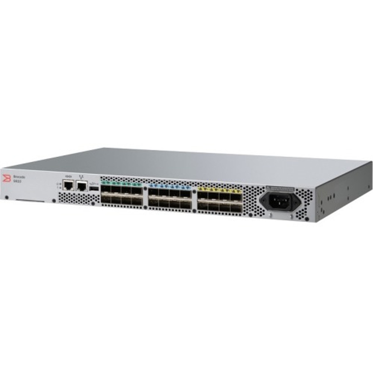 BR-G610-24-16G-1 Brocade G610 Switch 16 Gbit/s 24 Fiber Channel Ports 24 x Total Expansion Slots Manageable Rack-mountable 1U (Refurbished)