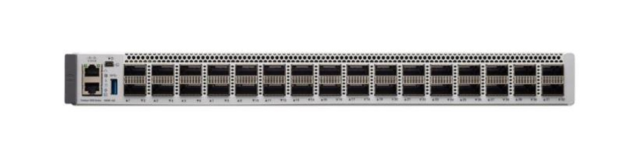 C9500-32QC-A Cisco Catalyst 9500 32-Ports SFP+ 10GBase-X Manageable Layer 3 Rack-mountable 1U Gigabit Ethernet Switch (Refurbished)