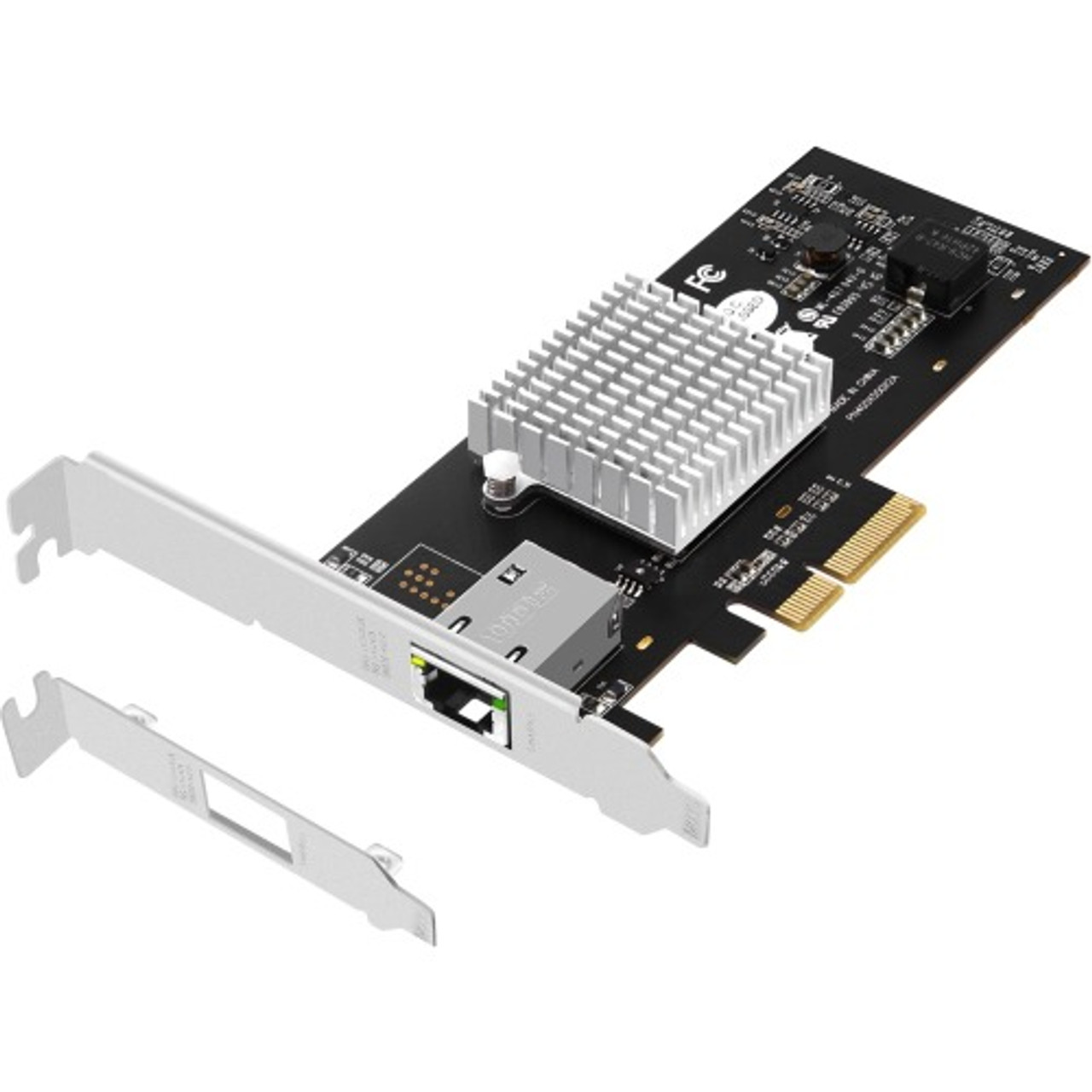 CN-GP1211-S1 SIIG Dual Profile 10G 5-Speed Multi-Gigabit Network Controller Card Intel X550 PCI Express 3.0 x4 1 Port(s) 1 Twisted Pair