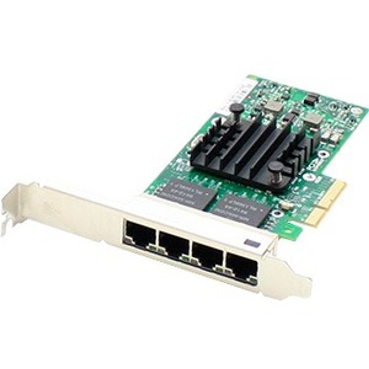 538696-B21-ACC Accortec Quad-Ports RJ-45 1Gbps 10Base-T/100Base-TX/1000Base-T Gigabit Ethernet PCI Express 2.0 x4 Low Profile Server Network Adapter for HP