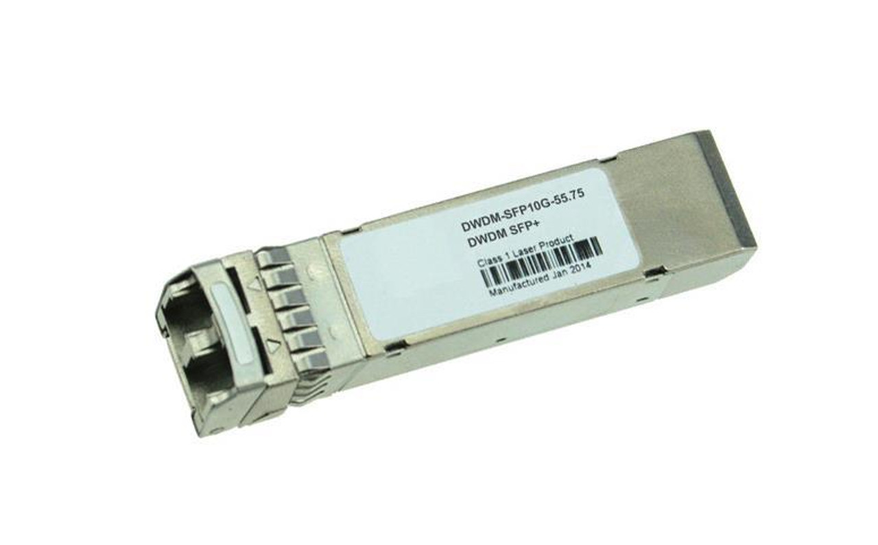 DWDM-SFP10G-55.75-100 Cisco 10Gbps 10GBase-DWDM Single-mode Fiber 100km 1555.75nm Duplex LC Connector SFP+ Transceiver Module