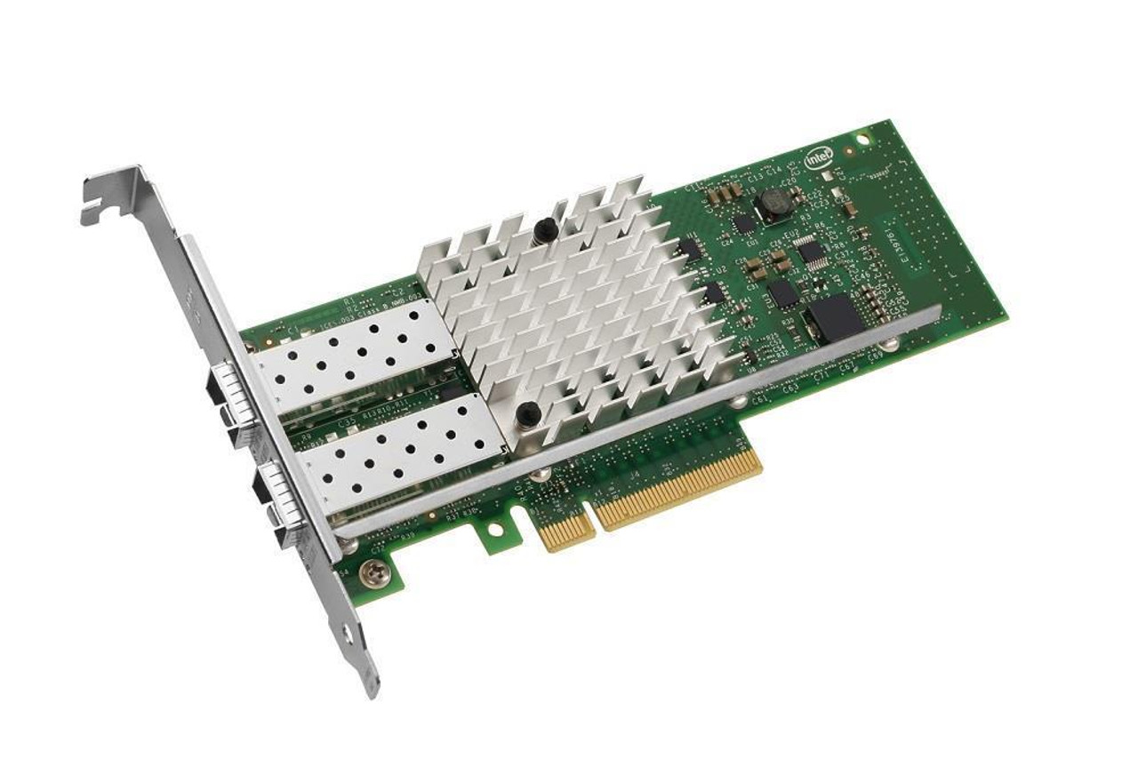 G73131-002 Dell Dual-Ports SFP+ 10Gbps 10 Gigabit Ethernet PCI Express 2.0 x8 Converged Server Network Adapter by Intel