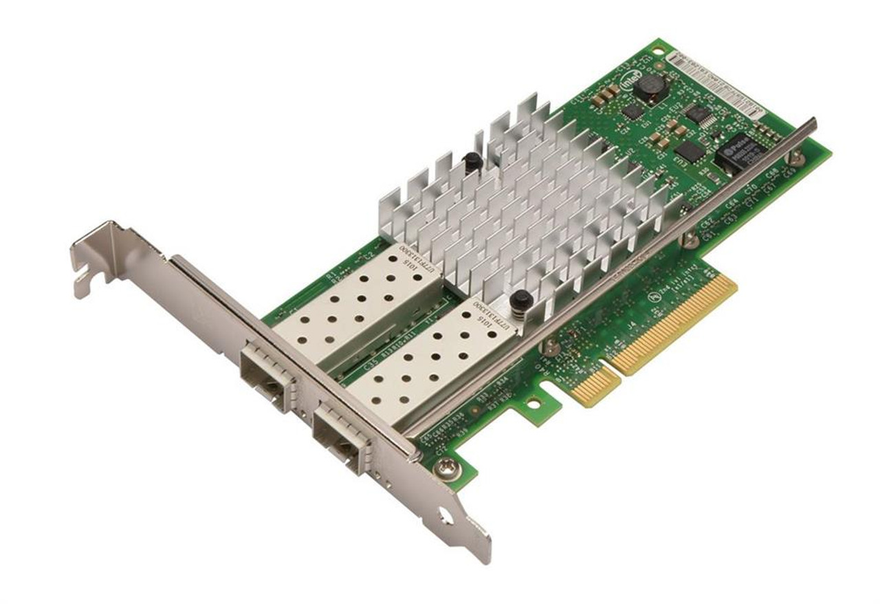 A7085279 Dell Dual-Ports SFP+ 10Gbps 10 Gigabit Ethernet PCI Express 2.0 x8 Converged Server Network Adapter by Intel