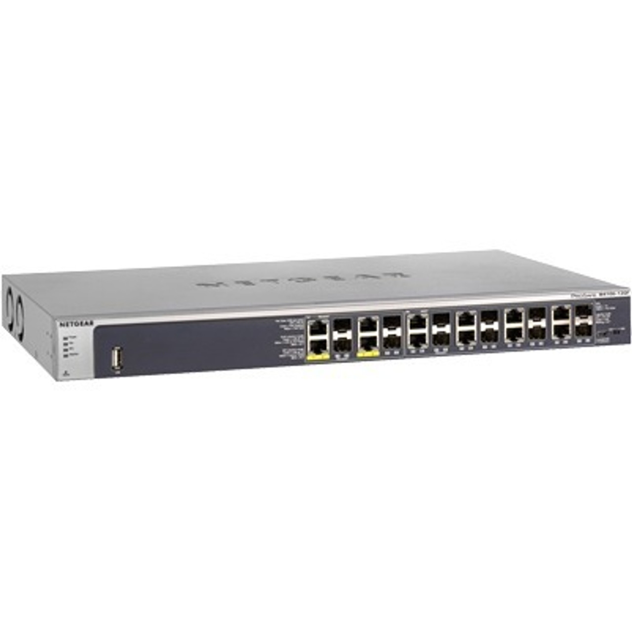 GSM7212F Netgear ProSafe M4100-12GF Ethernet Switch 12 Network, 12 Expansion Slot Manageable Twisted Pair, Optical Fiber Modular 3 Layer Supported 1U High