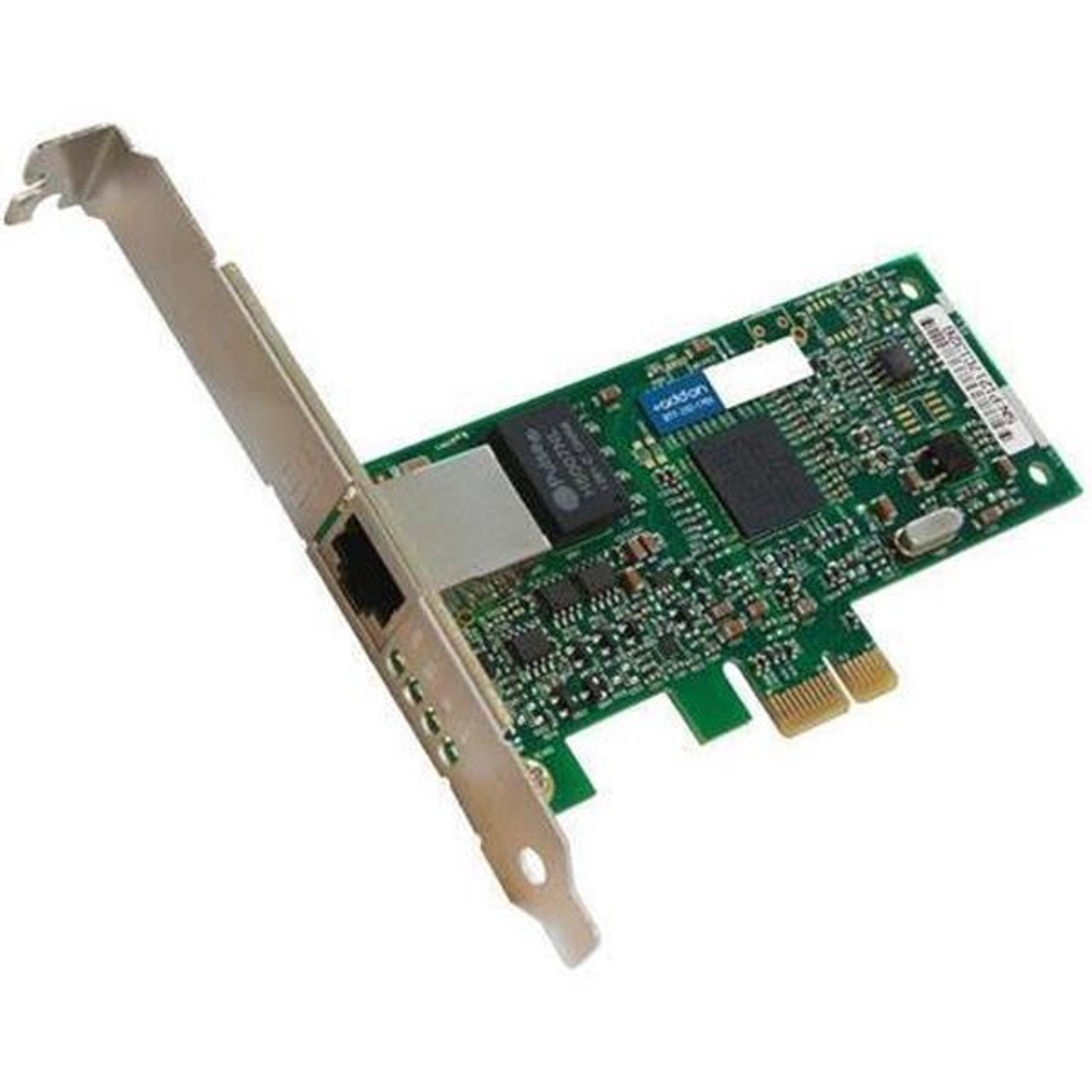 430-4205 Dell Dual-Ports RJ-45 1Gbps PCI Express x1 Gigabit Ethernet Server Network Adapter