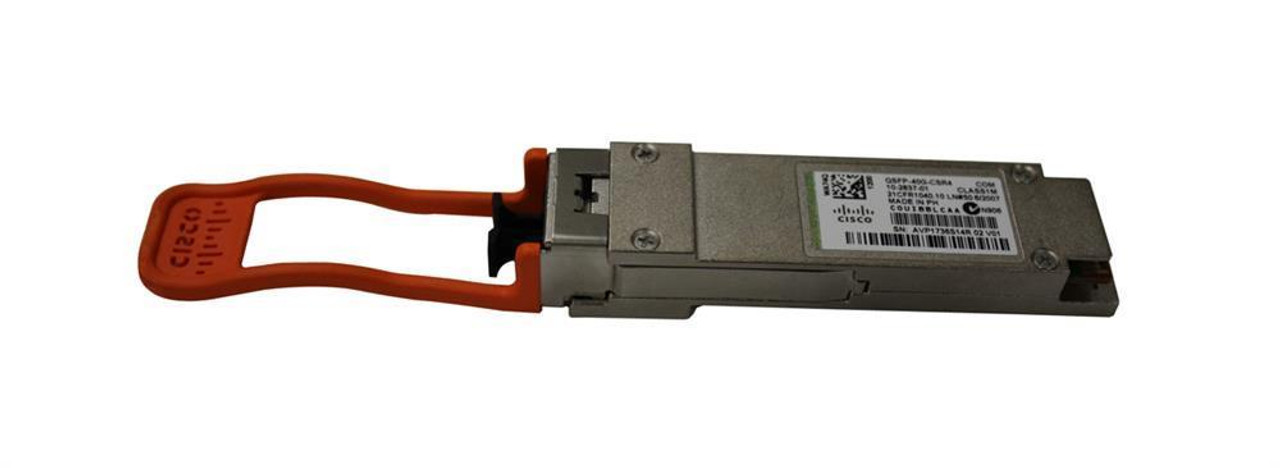 QSFP-40G-CSR-S Cisco 40Gbps 40GBase-SR Multi-mode Fiber 350m 850nm Duplex LC Connector QSFP Transceiver Module