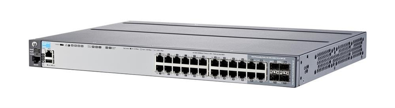 J9726-61002 HP 2920-24G 24-Ports RJ-45 10/100/1000Base-T PoE+ Manageable Rack-Mountable with combo Gigabit SFP Switch (Refurbished)