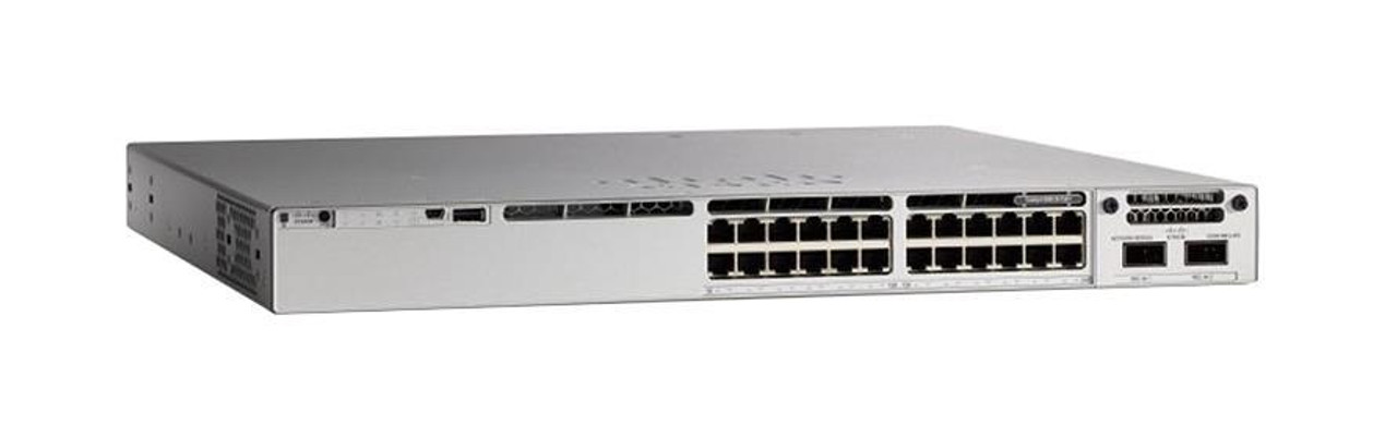 C9300-24T-A Cisco Catalyst 9300 24-Ports 10/100/1000Base-T Gigabit Ethernet Twisted Pair Layer2 Manageable Ethernet Switch (Refurbished)