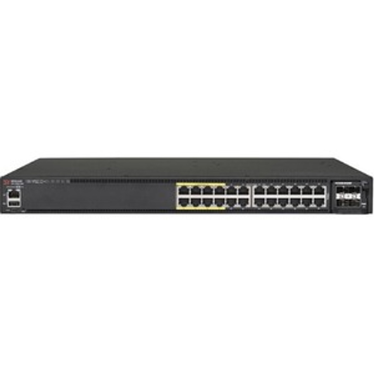 ICX7450-24P-40G-E Brocade 24-Ports 10/100/1000Base-TX PoE+ Layer 3 Manageable Rack-mountable 1U with 40 Gigabit Ethernet QSFP+ Switch (Refurbished)