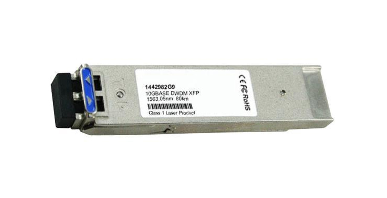 1442982G9C Adtran 10Gbps 10GBase-DWDM Single-mode Fiber 80km 1563.05nm Duplex LC Connector XFP Transceiver Module