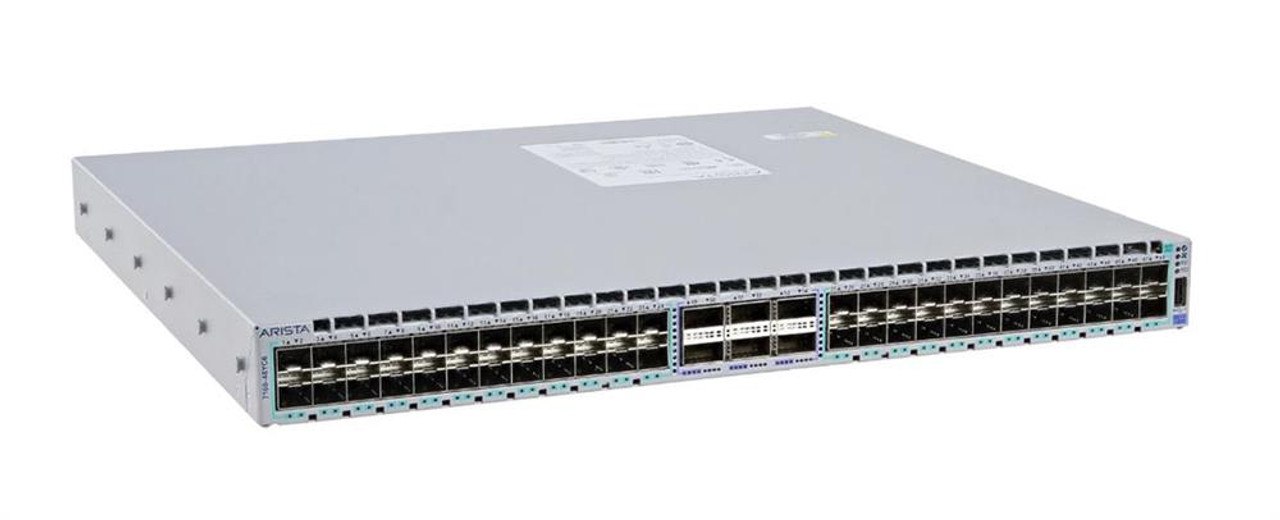 DCS-7160-48YC6-R Arista Networks 7160-48YC6 Ethernet Switch - Manageable - 3 Layer Supported - Modular - 48 SFP Slots - Optical Fiber - 1U High - Rack-mountable - 1