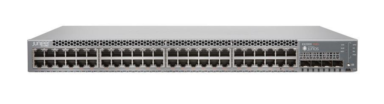 B-EX2300-48T-5C-E Juniper EX2300 Ethernet Switch - 48 Ports - Manageable - 3 Layer Supported - Modular - Twisted Pair, Optical Fiber - 1U High - Rack-mountable, Wall