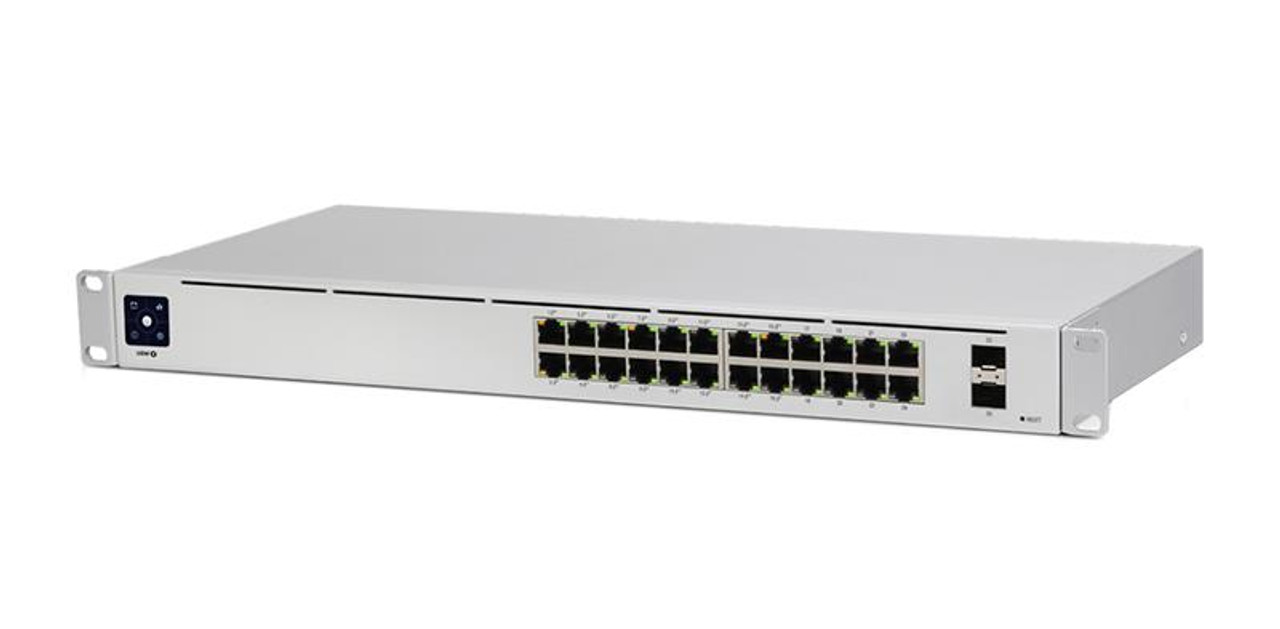 USW-24 Ubiquiti UniFi Switch 24 - 24 Ports - Manageable - 2 Layer Supported - Modular - 2 SFP Slots - 25 W Power Consumption - Twisted Pair, Optical Fiber