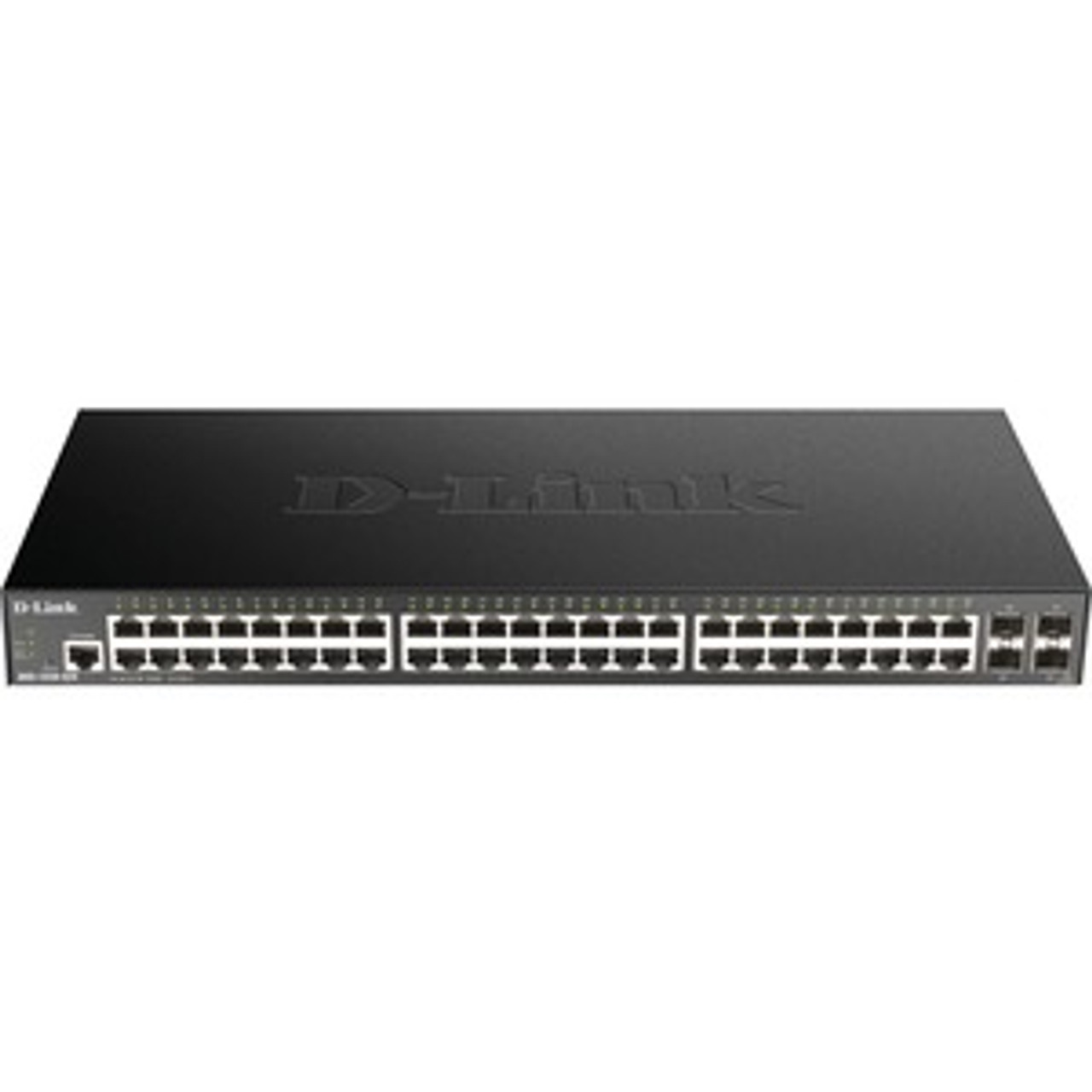 DGS-1250-52X D-Link 52-Port 10-Gigabit Smart Managed Switch - 52 Ports - Manageable - Gigabit Ethernet - 1000Base-T - 3 Layer Supported - Modular - Power Supply