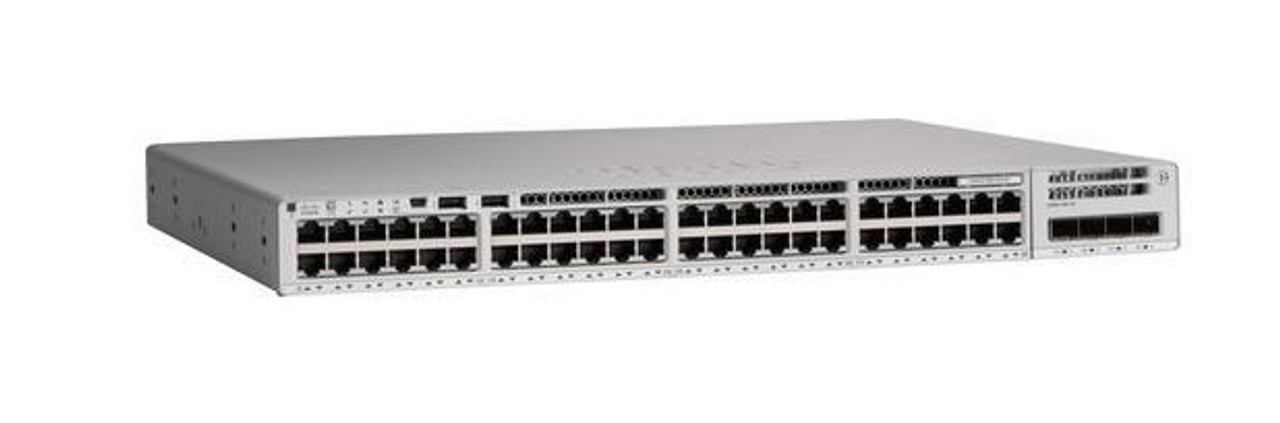 C9200-48P Cisco Catalyst C9200-48P Ethernet Switch - 48 Ports - Manageable - 3 Layer Supported - Modular - 740 W PoE Budget - Twisted Pair, Optical Fiber -