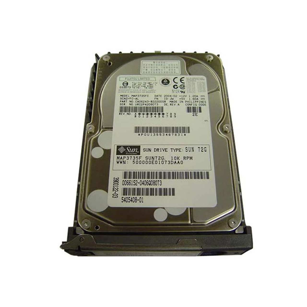 X6805A-SUN Sun 73GB 10000RPM Fibre Channel 2Gbps 8MB Cache 3.5-inch Internal Hard Drive for Blade and Fire Servers