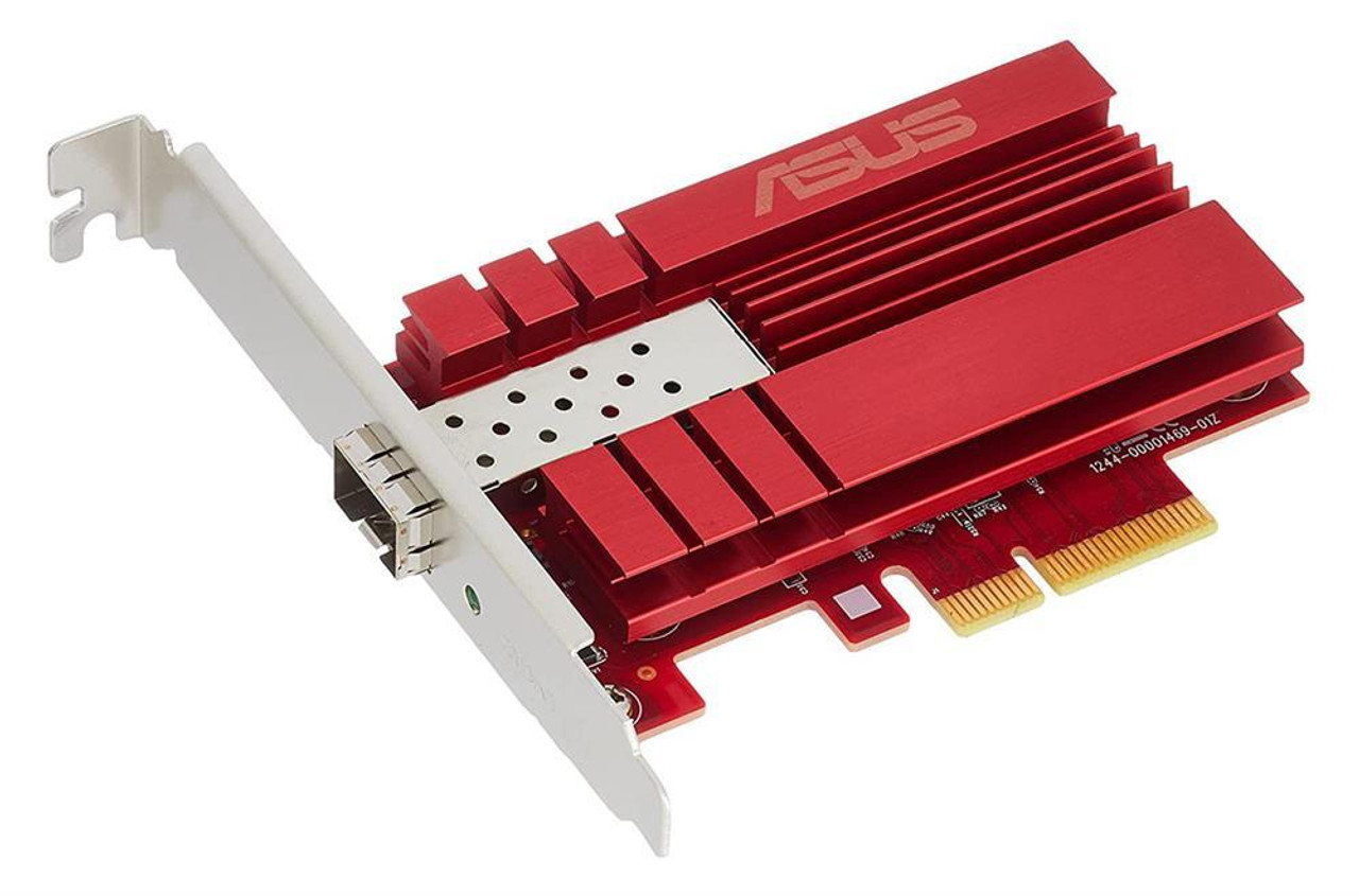 XG-C100F Asus XG-C100F 10Gbps PCIE 2.0/3.0 x4 SFP+ Fiber Optic Network Adapter - PCI Express 3.0 x4 - 1 Port(s) - Optical Fiber - 10GBase-X - Plug-in