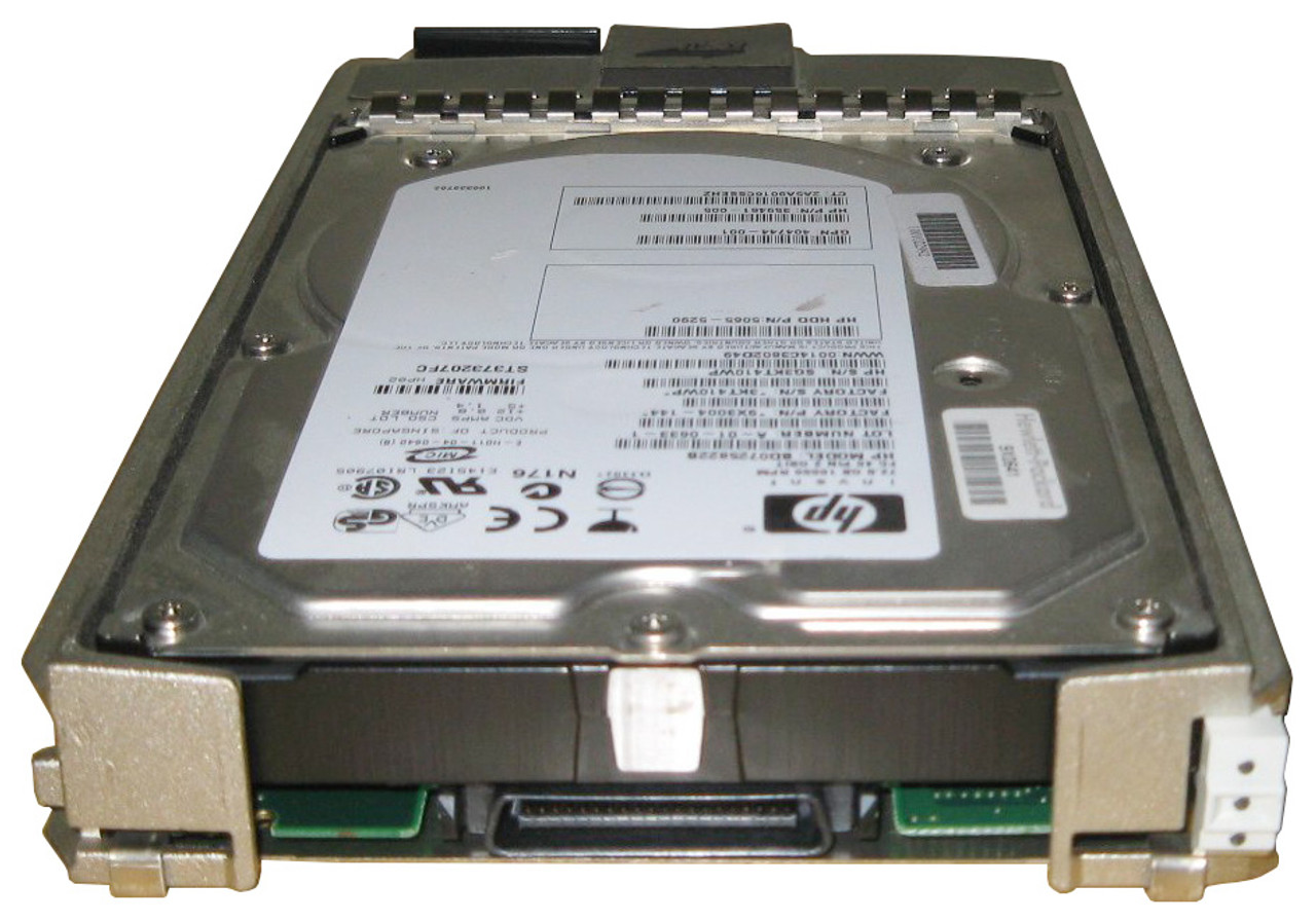 BD0725822B HP 72GB 10000RPM Fibre Channel 2Gbps Dual Port Hot Swap 3.5-inch Internal Hard Drive