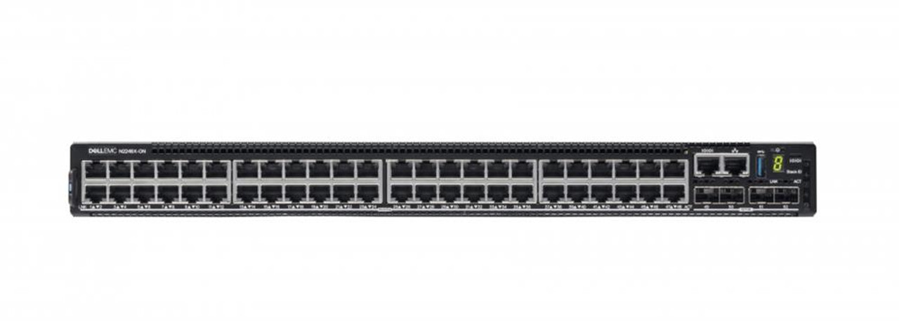 210-ASPP Dell EMC PowerSwitch N3248PXE-ON Ethernet Switch - 48 Ports - Manageable - 3 Layer Supported - Modular - 5344 W Power Consumption - 90 W PoE Budget