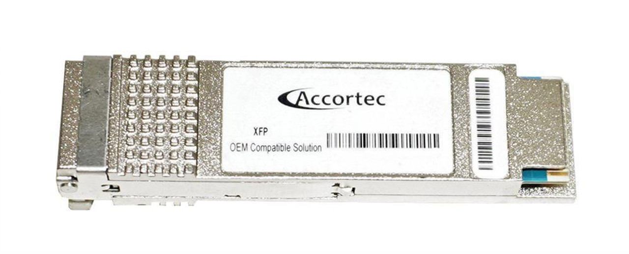 AT-XPBXU80-ACC Accorte 10Gbps Single-mode Fiber 10GBase-BX 80km 1490nmTx/1550nmRx LC Connector XFP Transceiver Module for Allied Telesis