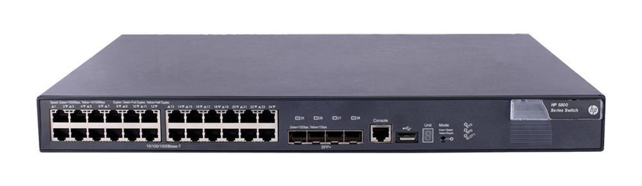 JC100B#B2C HP 5800 24G 24-Ports Switch 5800 24G 24-Ports Switch PDU (Refurbished)