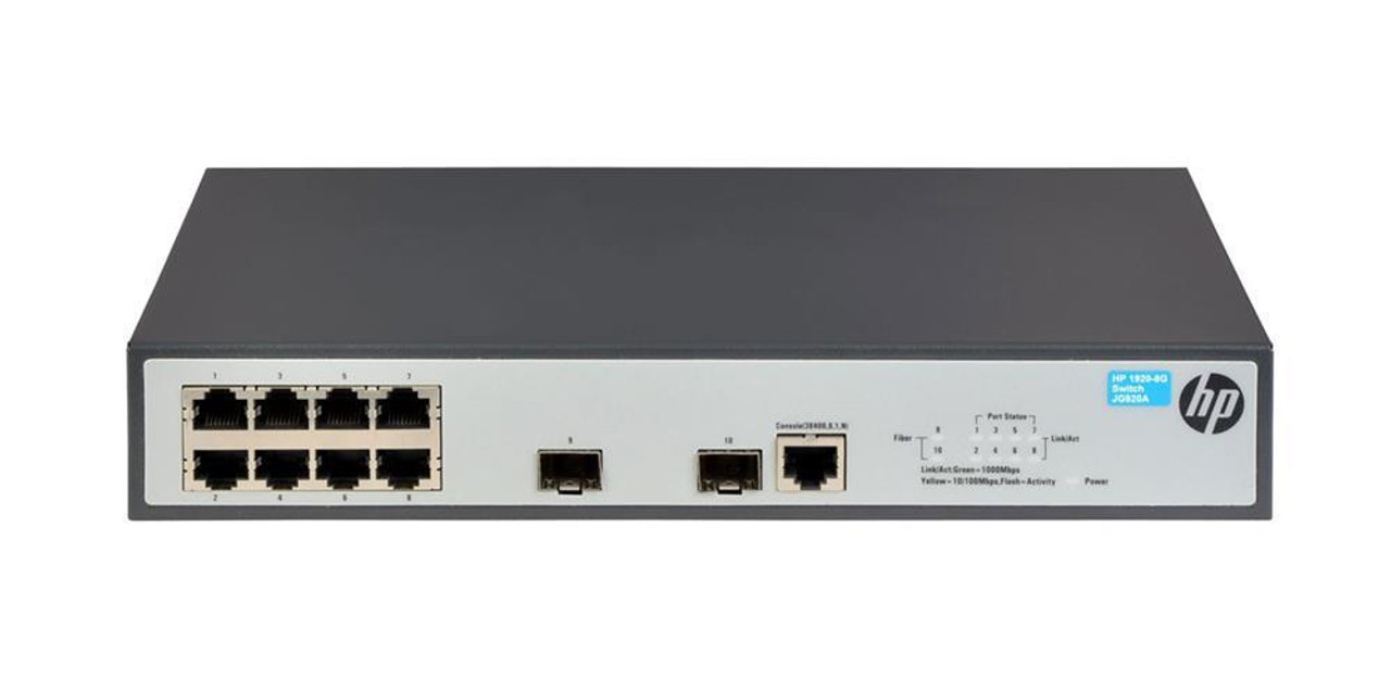 JG920A#B2C HP OfficeConnect 1920 8G 8-Ports Switch (Refurbished)
