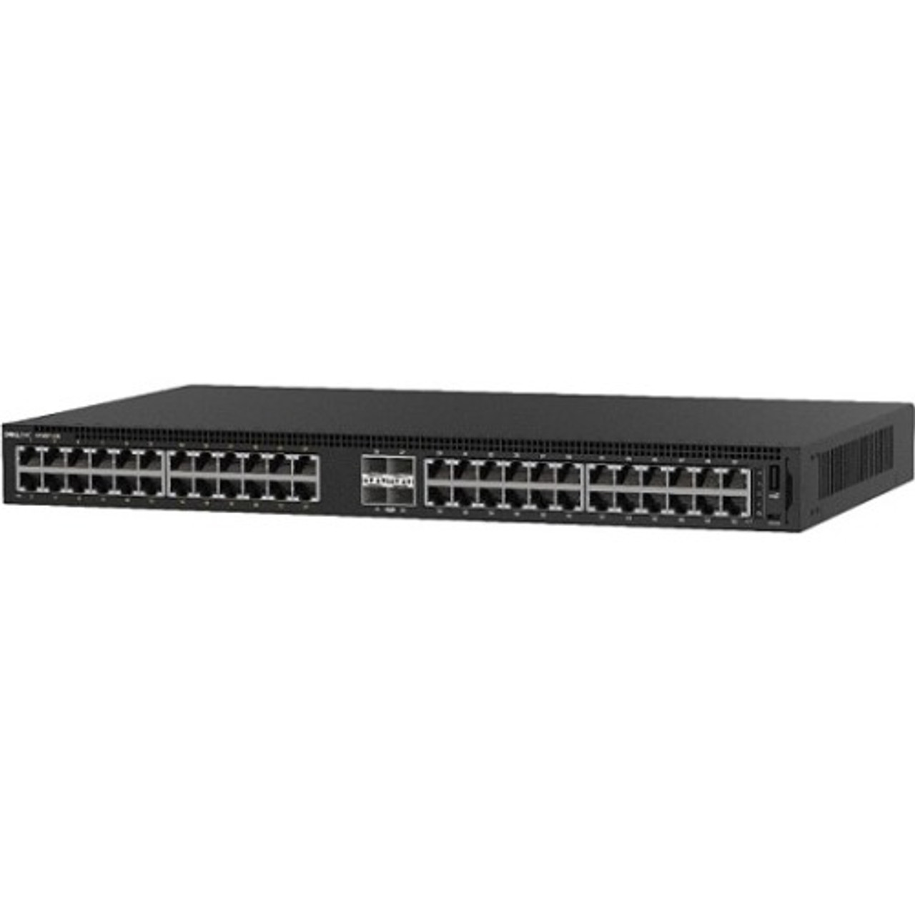 F0TCG Dell EMC Networking N1148P-ON Switch 48 x Gigabit Ethernet Network, 4 x 10 Gigabit Ethernet Expansion Slot Manageable Twisted Pair, Optical Fiber