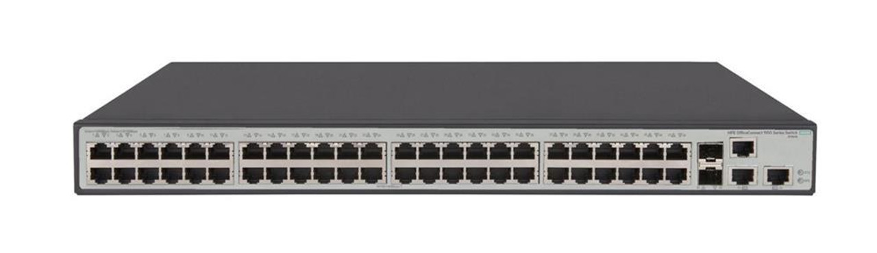 JG961AR HPE 1950-48G-2SFP+-2XGT 48-Ports 10/100Base-TX RJ-45 Manageable Layer3 Rack-mountable Ethernet Switch with 2x SFP+ Ports (Refurbished)