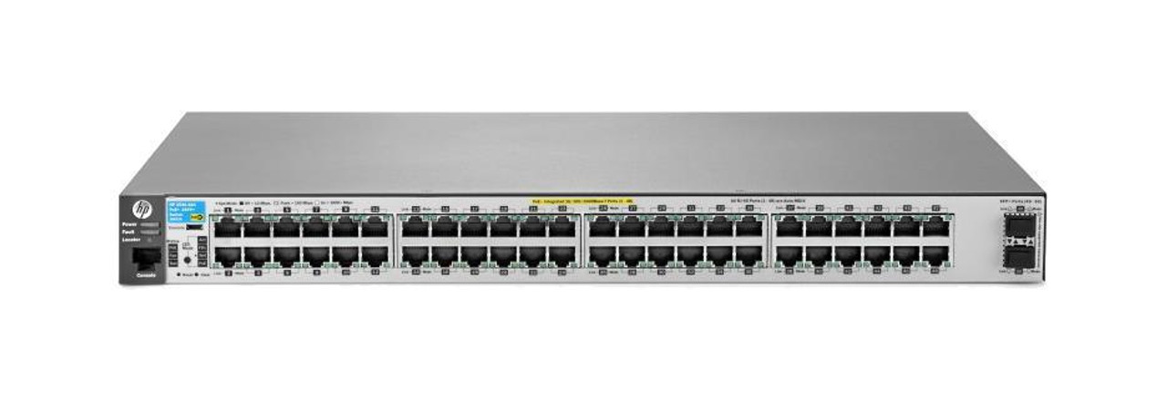 J9853A#AC3 Aruba 2530 48G PoE+ 2SFP+ Switch 48 x Gigabit Ethernet