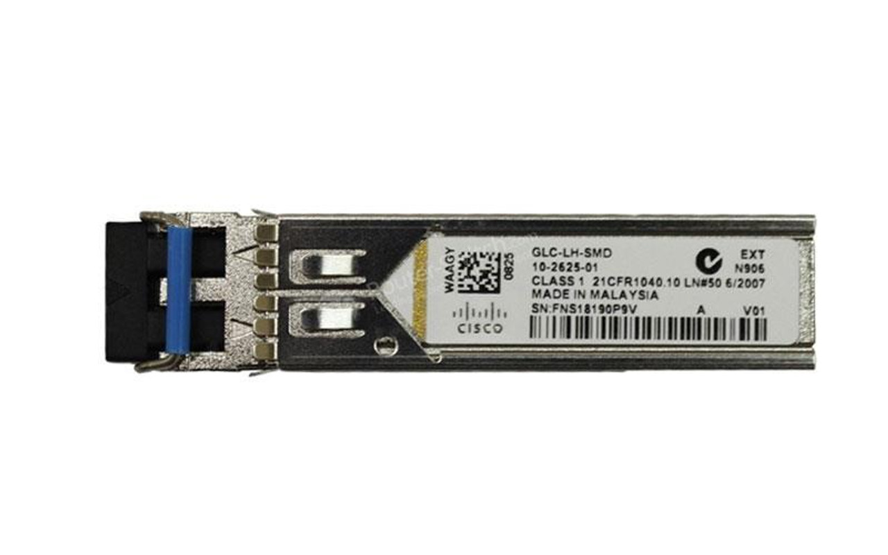 GLC-LH-SMD-NP Cisco 1000BASE-LX SFP TRANSCEIVER PERP SMF 1310NM 10KM LC DO Duplex LC Connector SFP Transceiver Module 