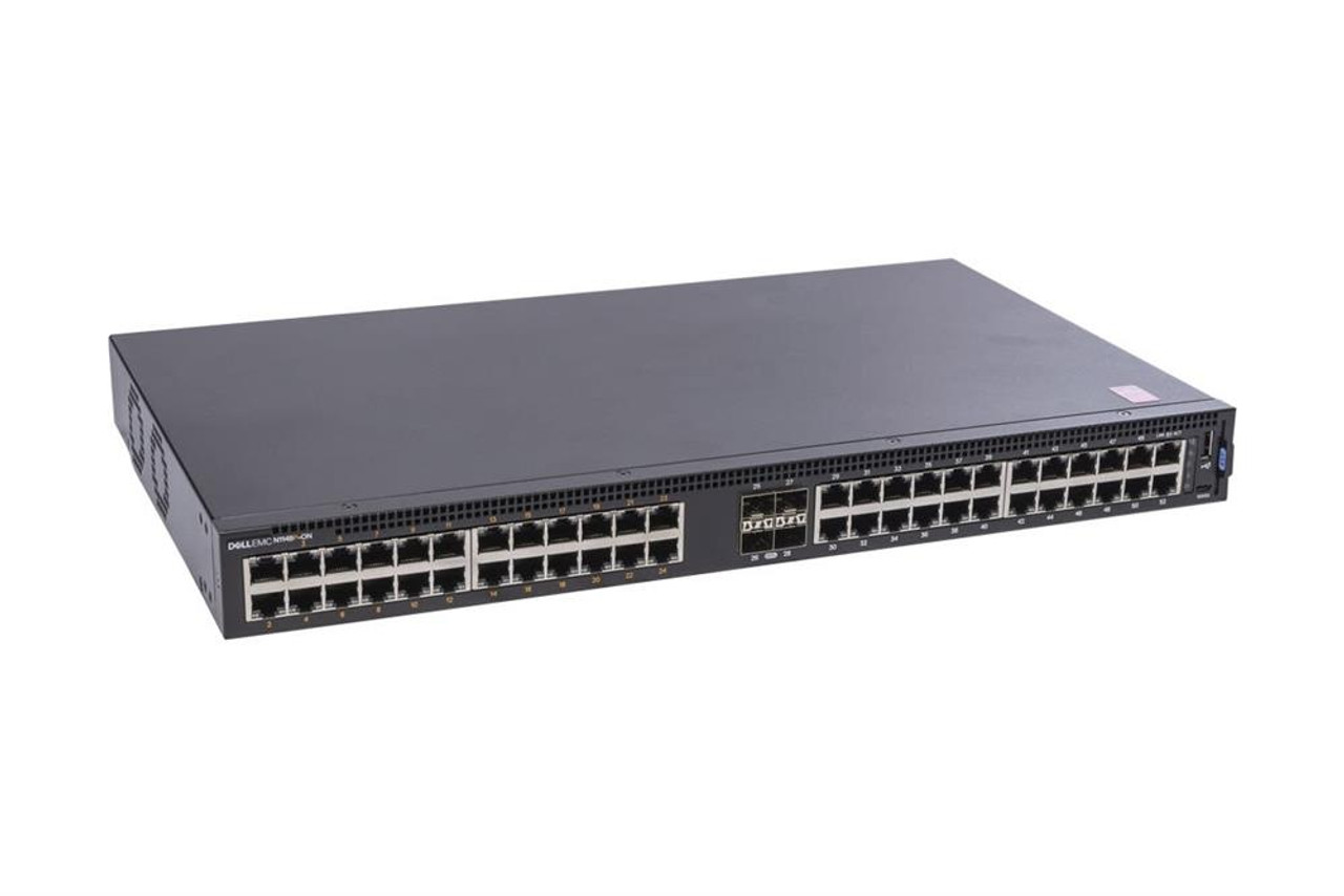 N1148T Dell EMC 48 Ports Managed Rack-mountable Switch (Refurbished)