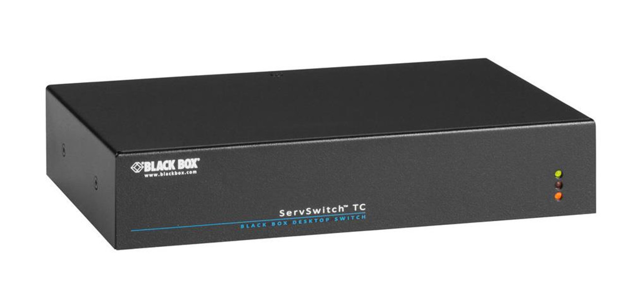 ACX1004A-HID2 Black Box TC Series KM Desktop Switch - 4-Port (2) HID (Refurbished)