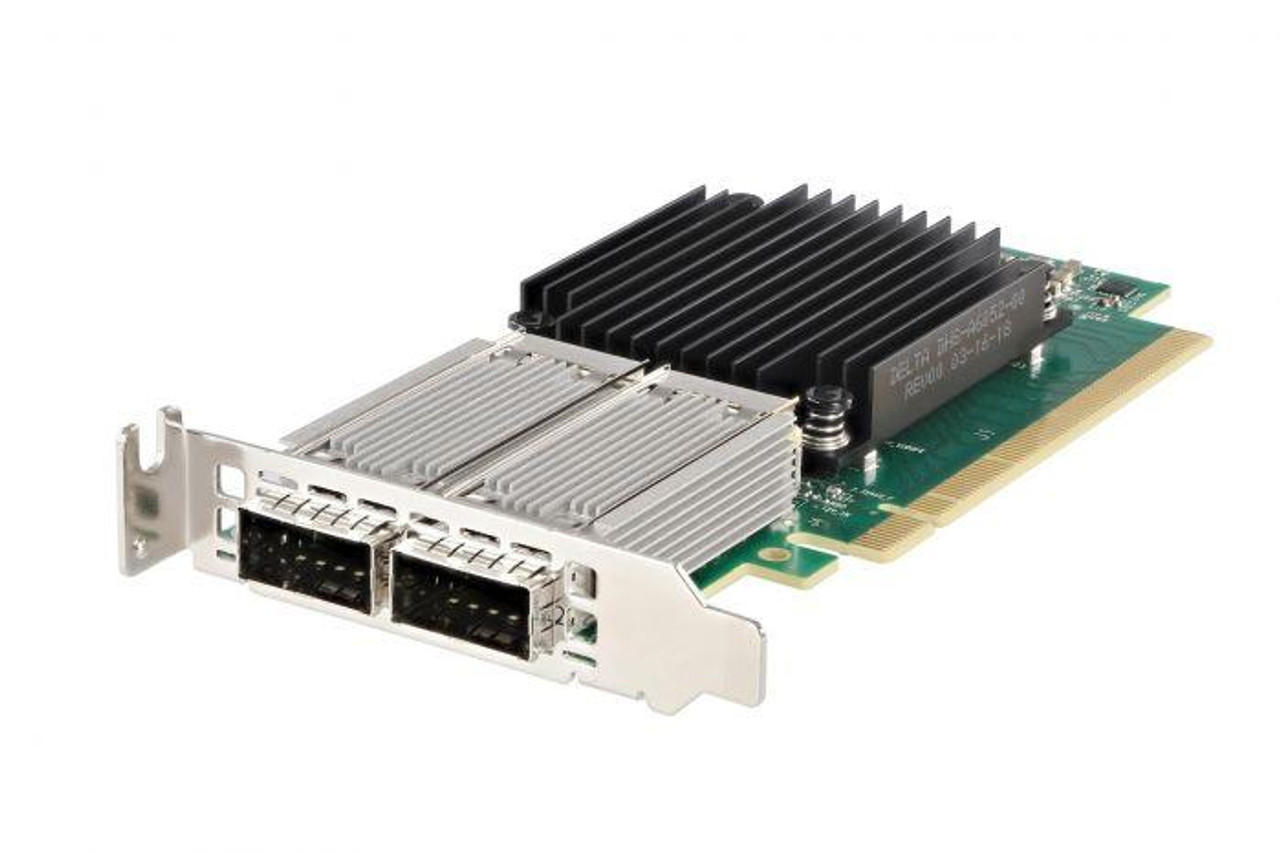 T3JWK Dell Mellanox ConnectX-4 Dual Port 40/100GbE QSFP28 PCIe Adapter Low Profile